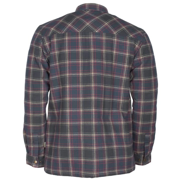 Pinewood Men's Finnveden Checked Padded Overshirt Dark Blue/Red Pinewood