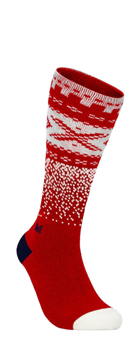 Dale of Norway Cortina Socks High Raspberry Offwhite Navy Dale of Norway