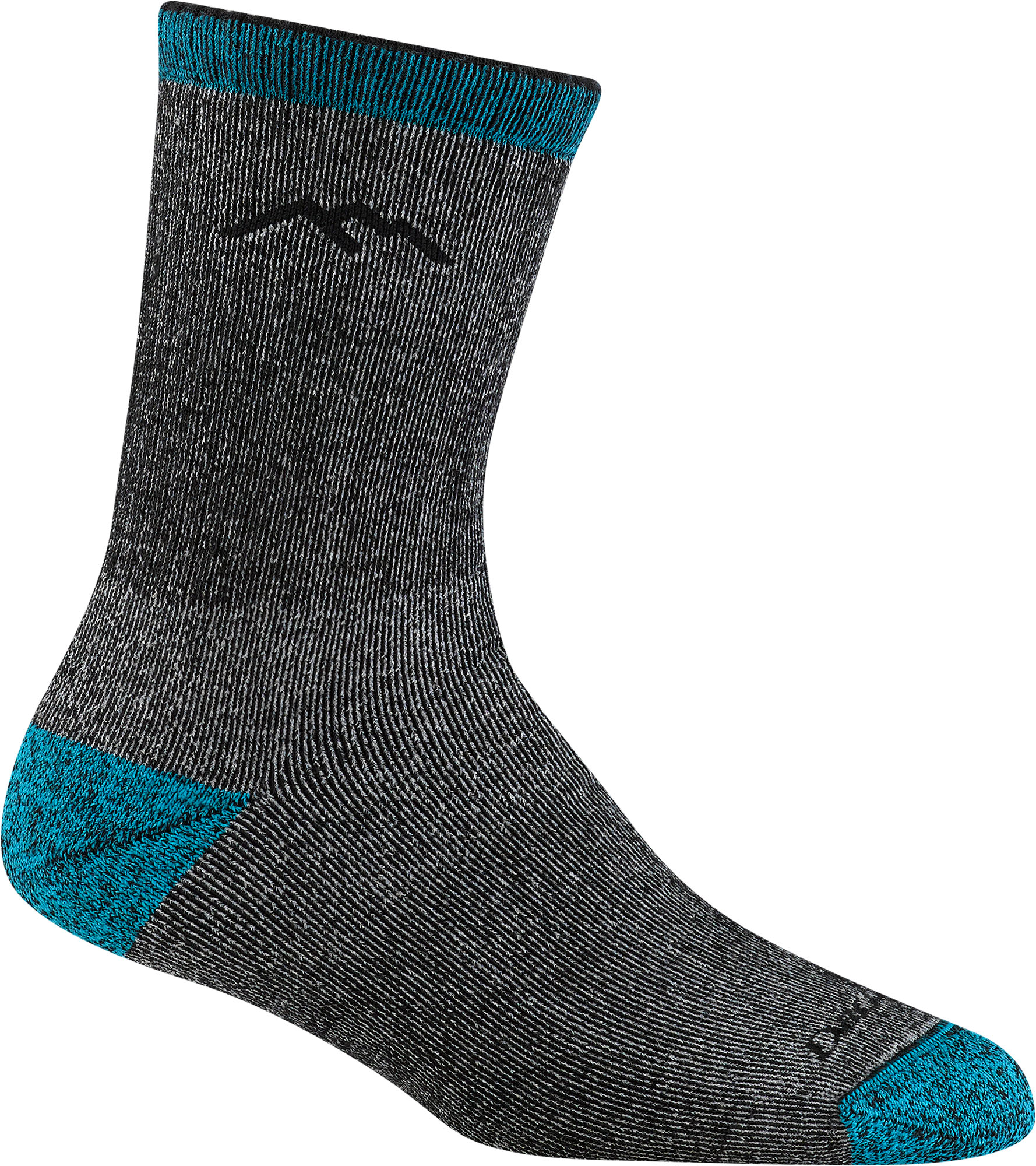 Darn Tough Women's Mountaineering Micro Crew Heavyweight Midnight Vandringsstrumpor S