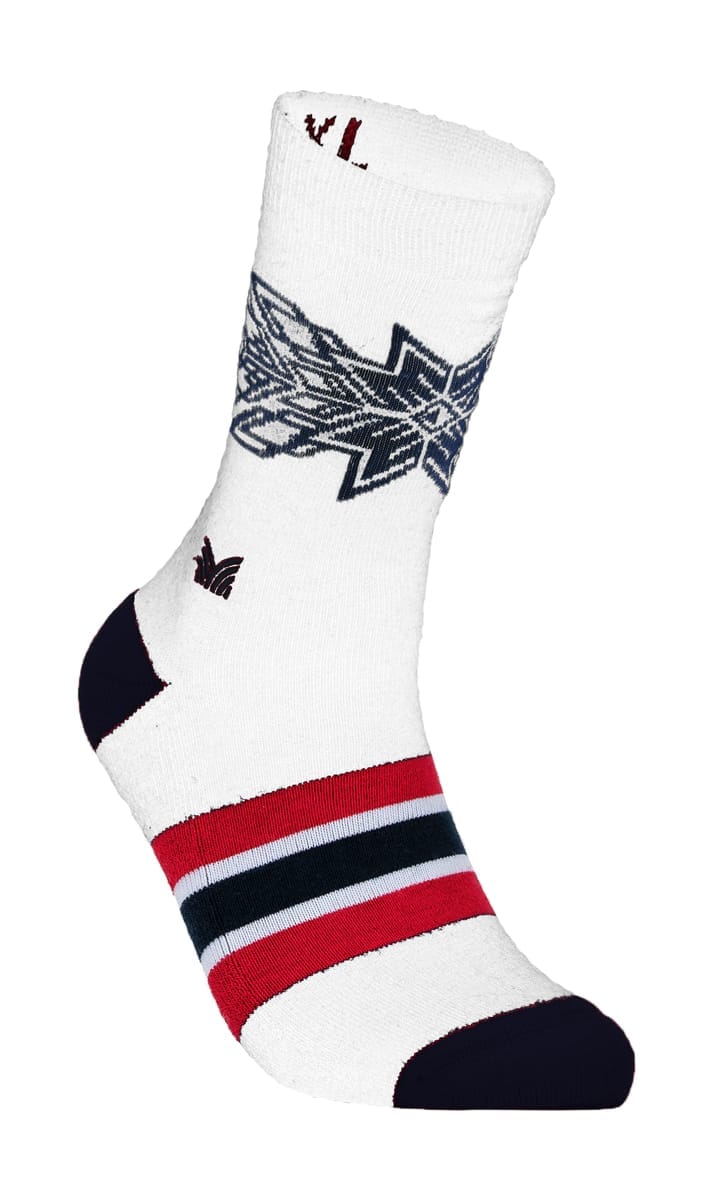 Dale of Norway Ol Spirit Socks Offwhite Navy Raspberry Dale of Norway