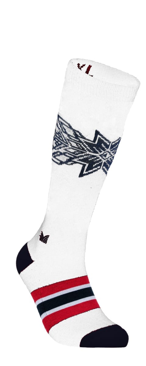 Dale of Norway Ol Spirit Socks High Offwhite Navy Raspberry Dale of Norway