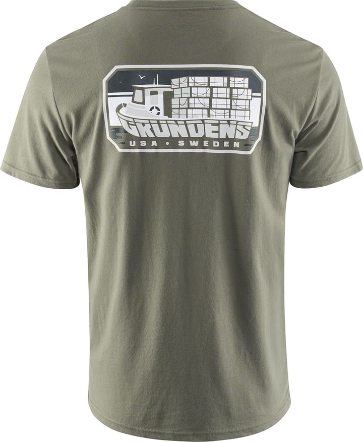 Grundéns Men's Trapper Ss T-Shirt Green Grundéns