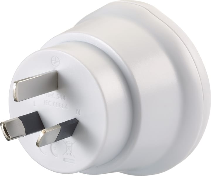Go Travel EU-AUS/China Adaptor White Go Travel Go Travel EU-AUS/China Adaptor White Go Travel