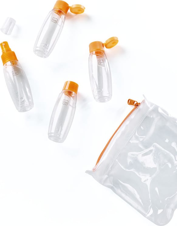 Go Travel Cabin Bottle Set Orange Go Travel