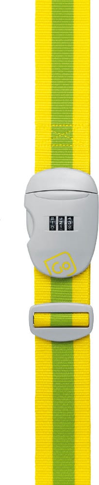 Go Travel Combi Luggage Strap Yellow/green Go Travel