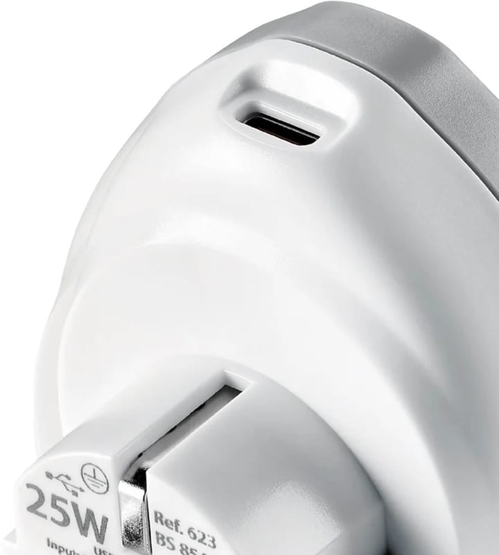 Go Travel World - EU USB-C Adaptor + (25W) Grey Go Travel