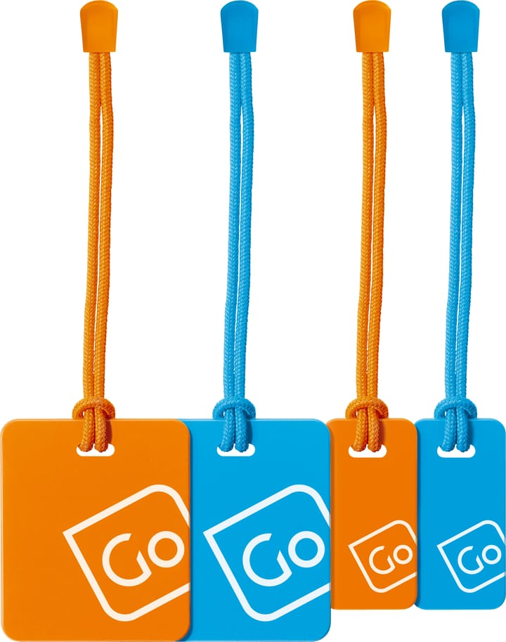 Go Travel Luggage Tags Family Pack Blue/Orange Go Travel Go Travel Luggage Tags Family Pack Blue/Orange Go Travel