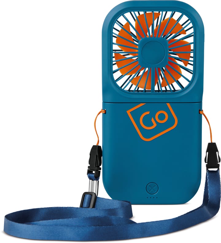 Go Travel Folding Fan Blue Go Travel