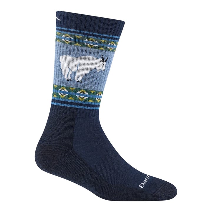 Darn Tough Women's Vanna Grizzle Boot Hiking Socks  Goat Blue Darn Tough