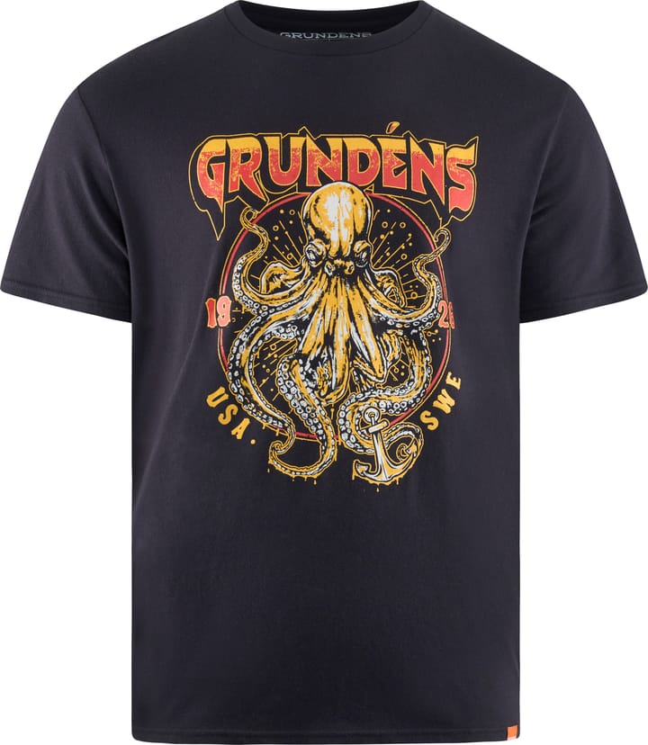 Grundéns Men's Rocktopus Ss T-Shirt Black Grundéns
