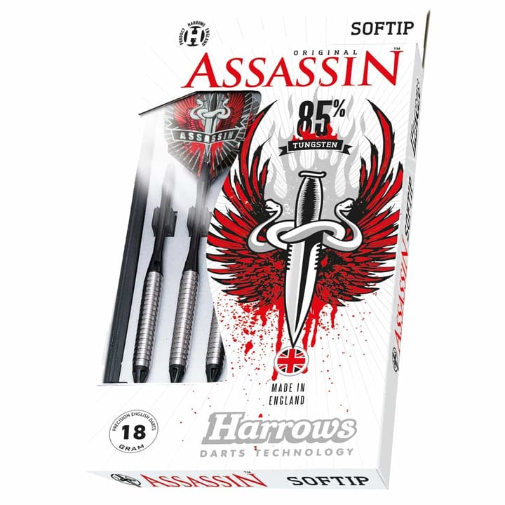 Harrows Dart Arrows Softtip Assassin 80% Tungsten 18gk Harrows
