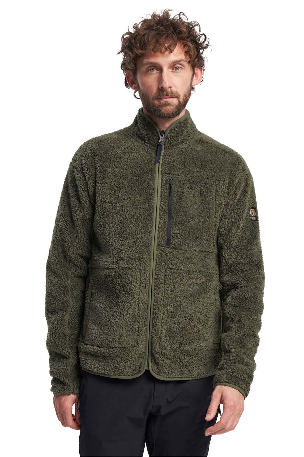 Men’s Thermal Pile Zip Jacket Dark Khaki