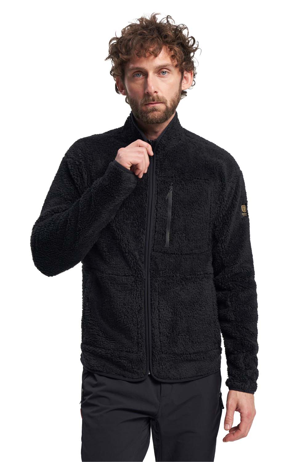 Tenson Men’s Thermal Pile Zip Jacket Black