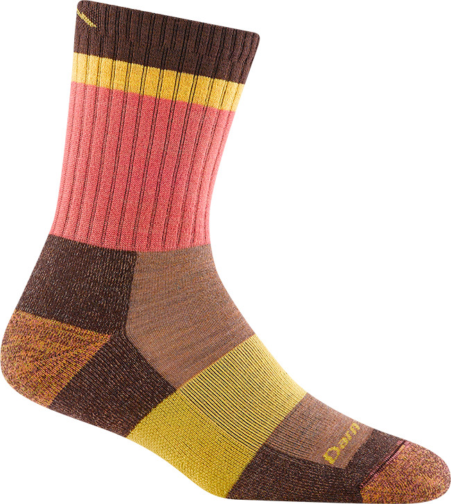 Darn Tough Heady Betty Micro Crew Lightweight With Cushion Mid Gray - Taupe - Opaline Vardagsstrumpor S