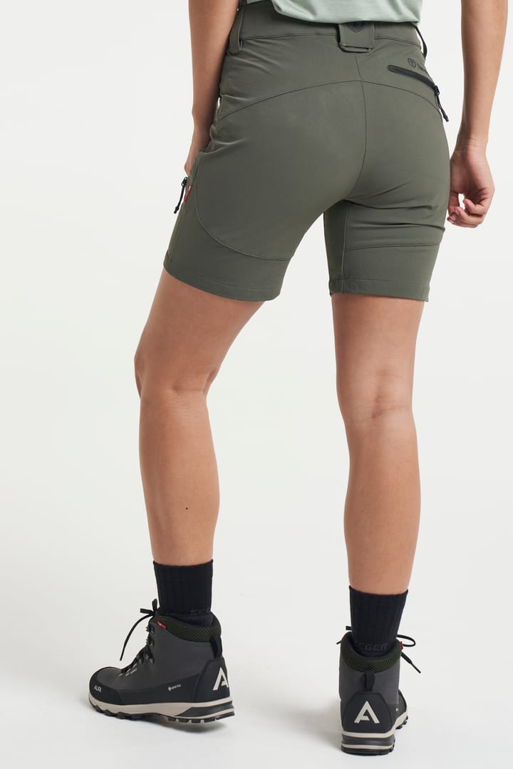 Tenson Women's Txlite Flex Shorts Dark Olive Tenson