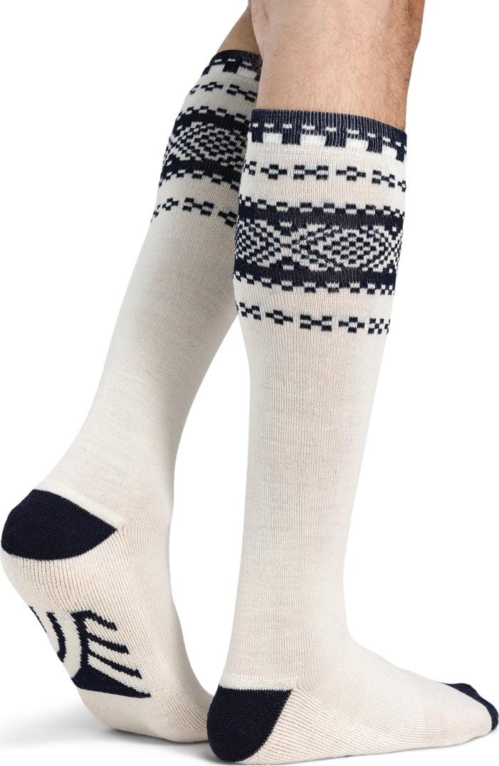 Dale of Norway Cortina Knee Sock Offwhite Navy Dale of Norway