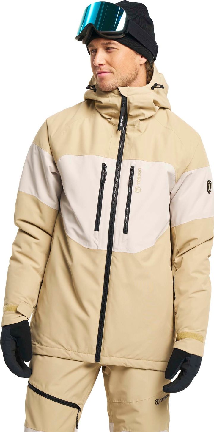 Tenson Men's Kiroro Ski Jacket Beige Tenson