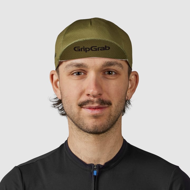 Lightweight Summer Cycling Cap Olive Green Gripgrab