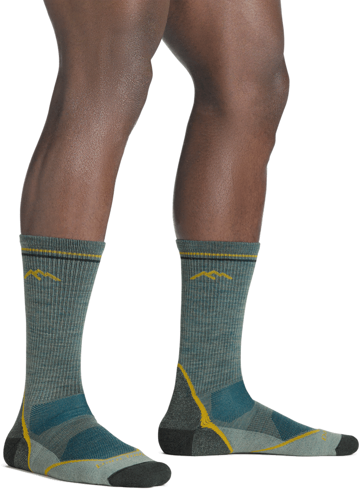 Darn Tough Men's Light Hiker Boot Lightweight Hiking Socks Seafoam Darn Tough