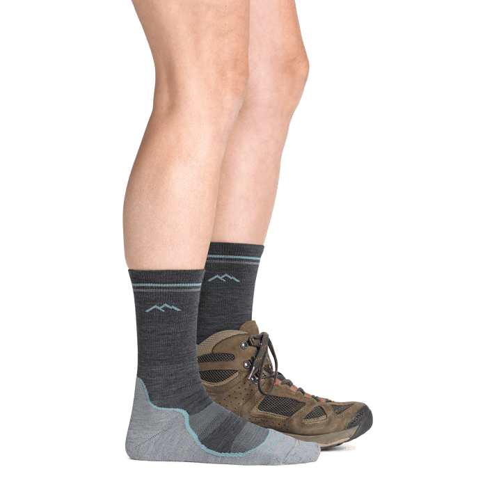 Darn Tough Women's Light Hiker Boot Lightweight Hiking Socks Slate Darn Tough