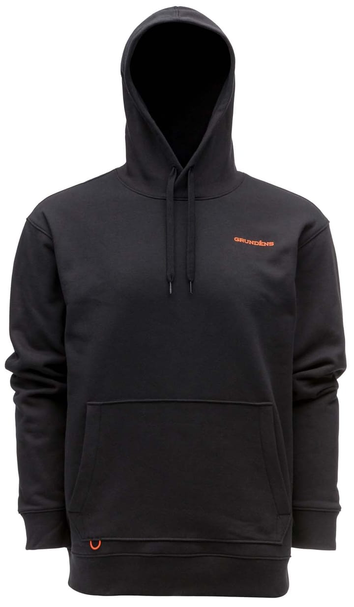 Grundéns Displacement Dwr Hoodie Logo Anchor Black Grundéns