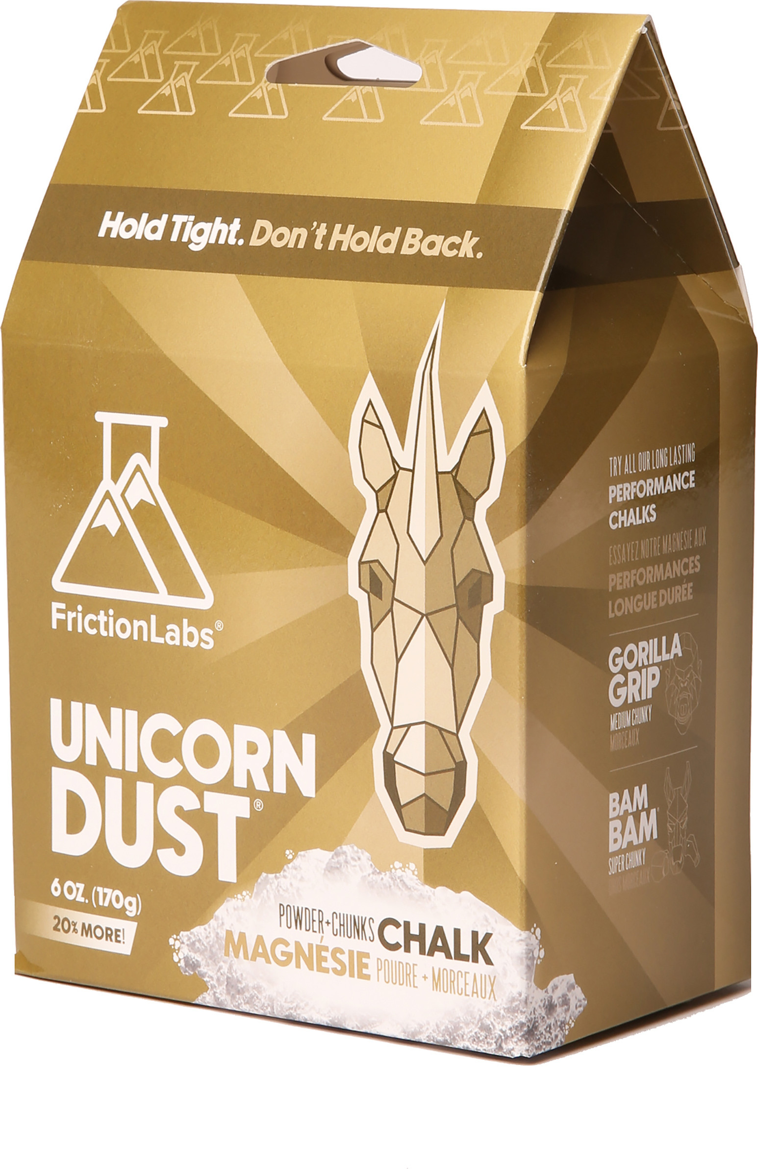 Friction Labs Unicorn Dust Powder+Chunks Gold klätterutrustning 170 g