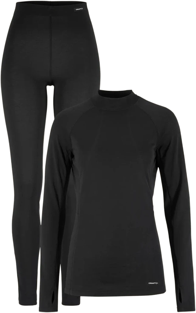Craft Women's Thermal Baselayer Set 2 Black