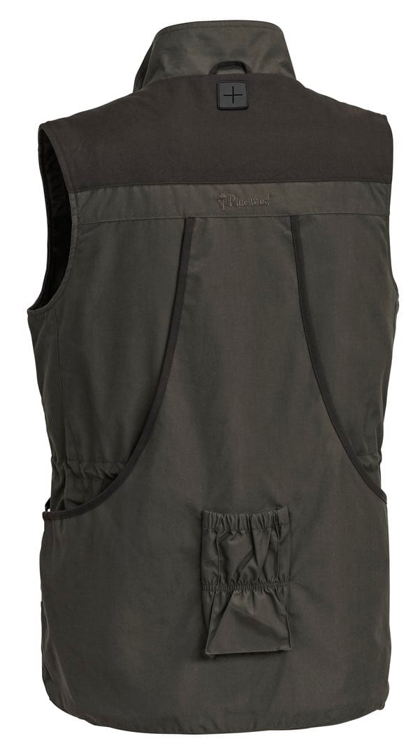Pinewood Dog Sports Vest D.Olive/Suede Brown Pinewood Pinewood Dog Sports Vest D.Olive/Suede Brown Pinewood