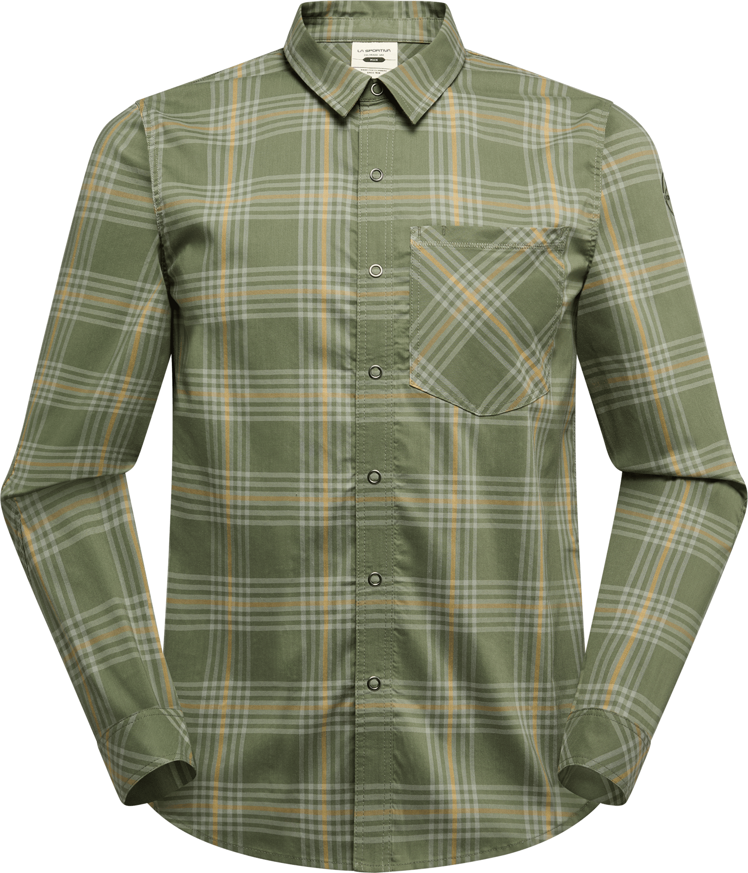 La Sportiva Men's Outer Space Long Sleeve Shirt Cypress