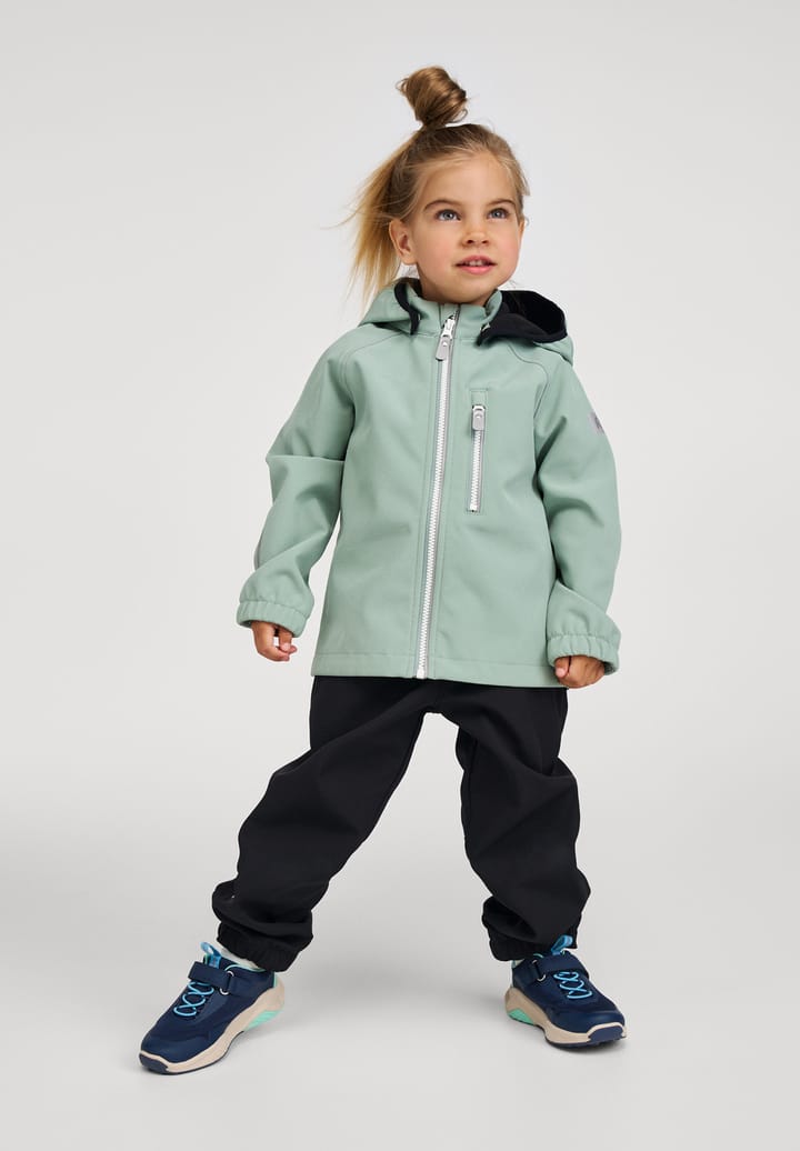 Reima Kids' Softshell Jacket Vantti Stone Green Reima
