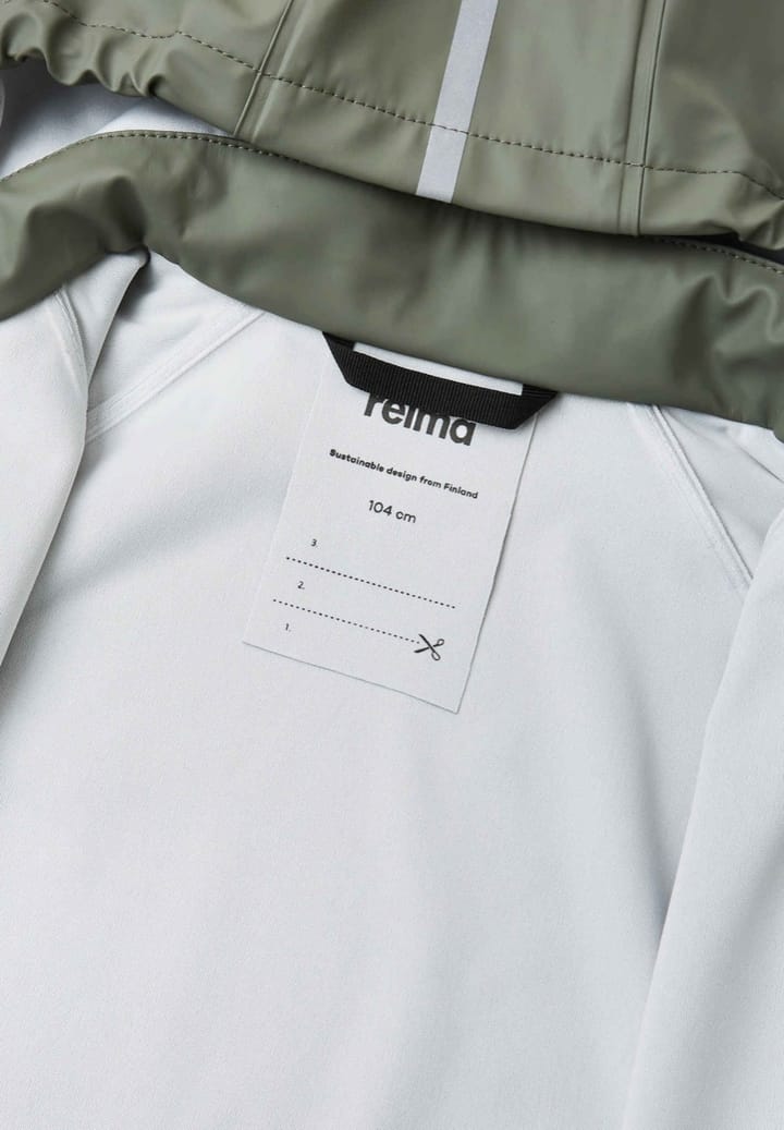 Reima Raincoat, Lampi Greyish Green 8920 Reima