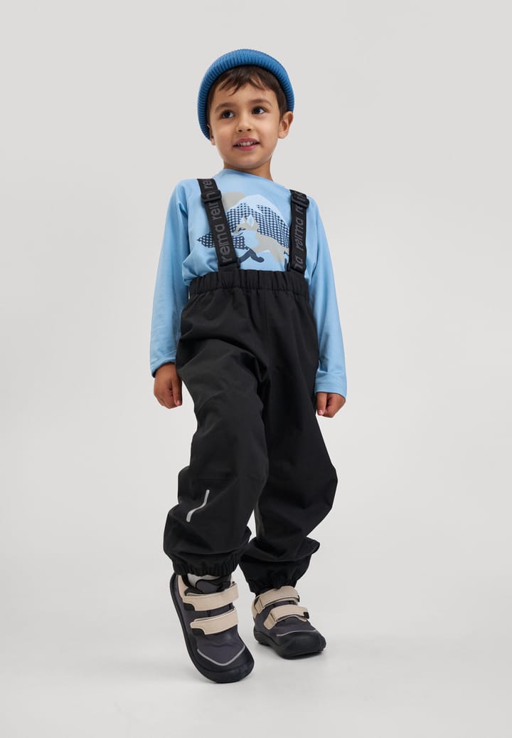 Reima Kids' Reimatec Pants Hauskin Black Reima Reima Kids' Reimatec Pants Hauskin Black Reima