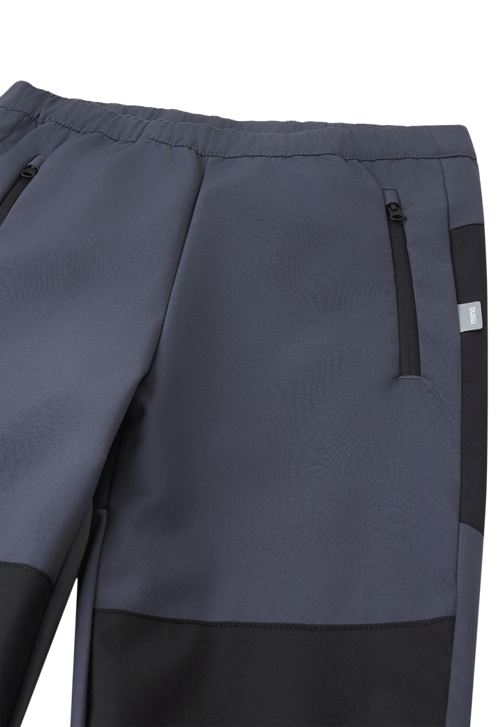 Reima Kids' Softshell Pants Valmis Soft Black Reima