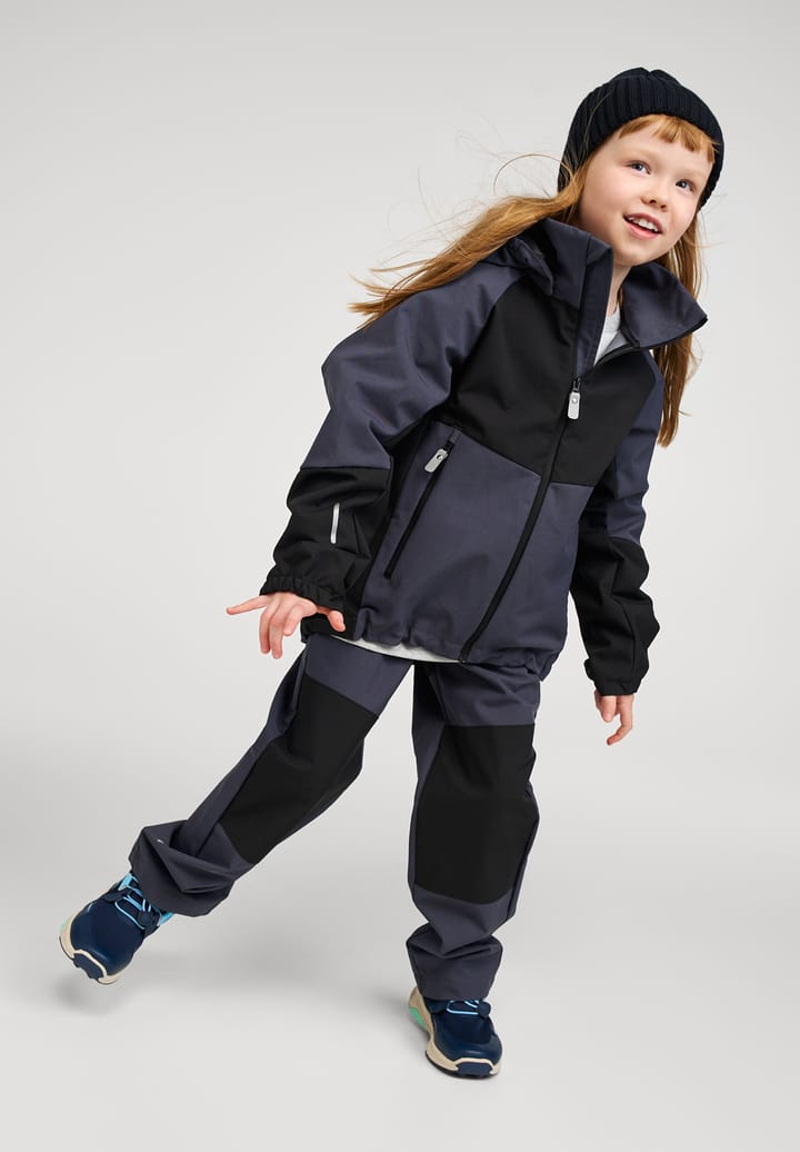 Reima Kids' Softshell Pants Valmis Soft Black Reima