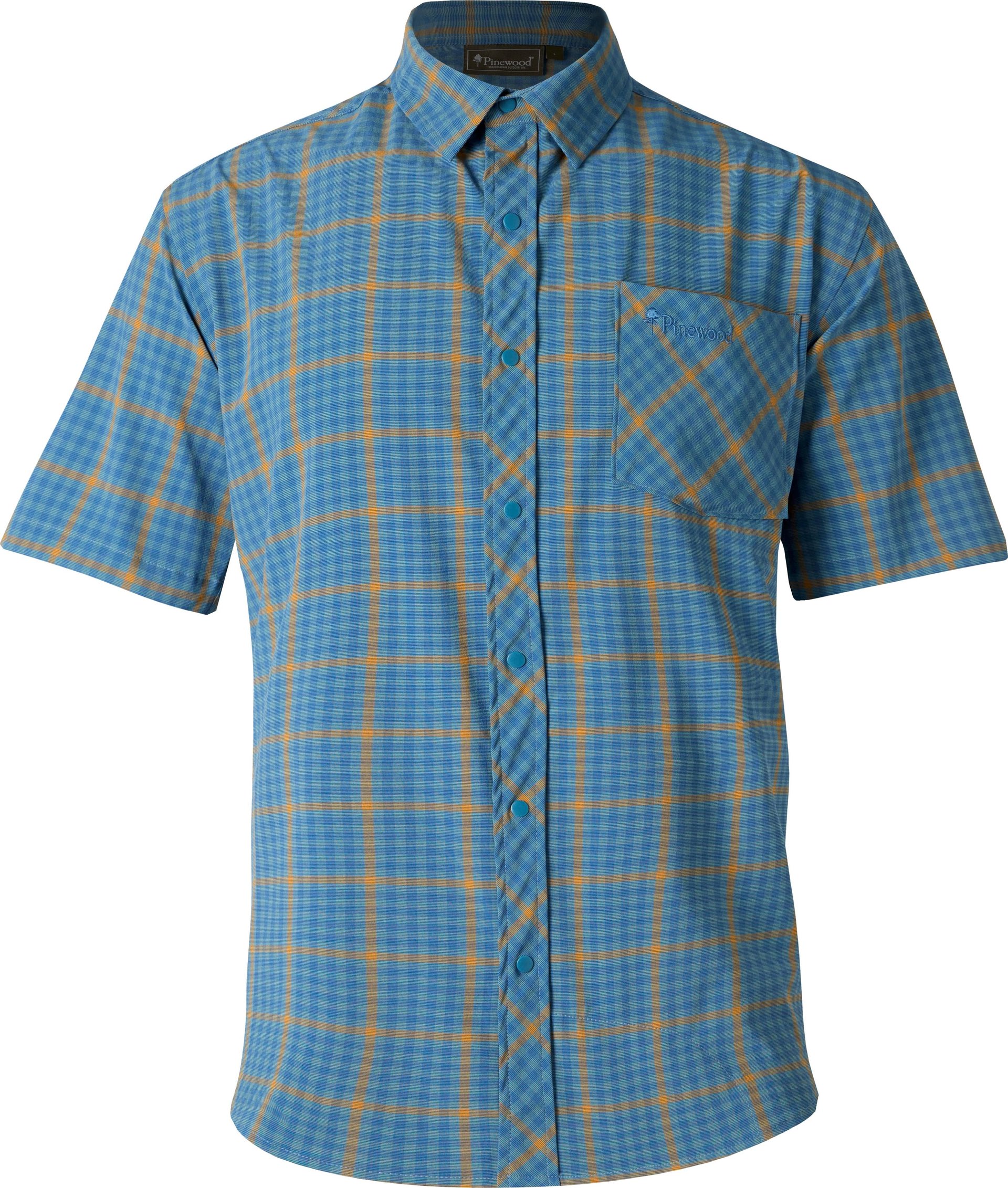 Pinewood Men's Outdoor Short Sleeved Shirt skjortor & blusar