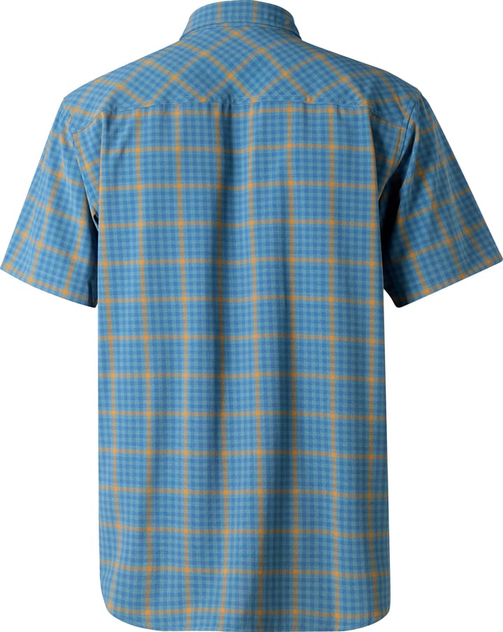 Pinewood Men's Outdoor Short Sleeved Shirt Blue