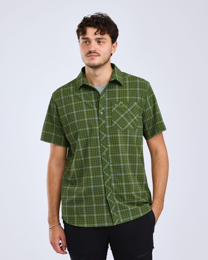Pinewood Men's Outdoor Short Sleeved Shirt Pine Green Pinewood
