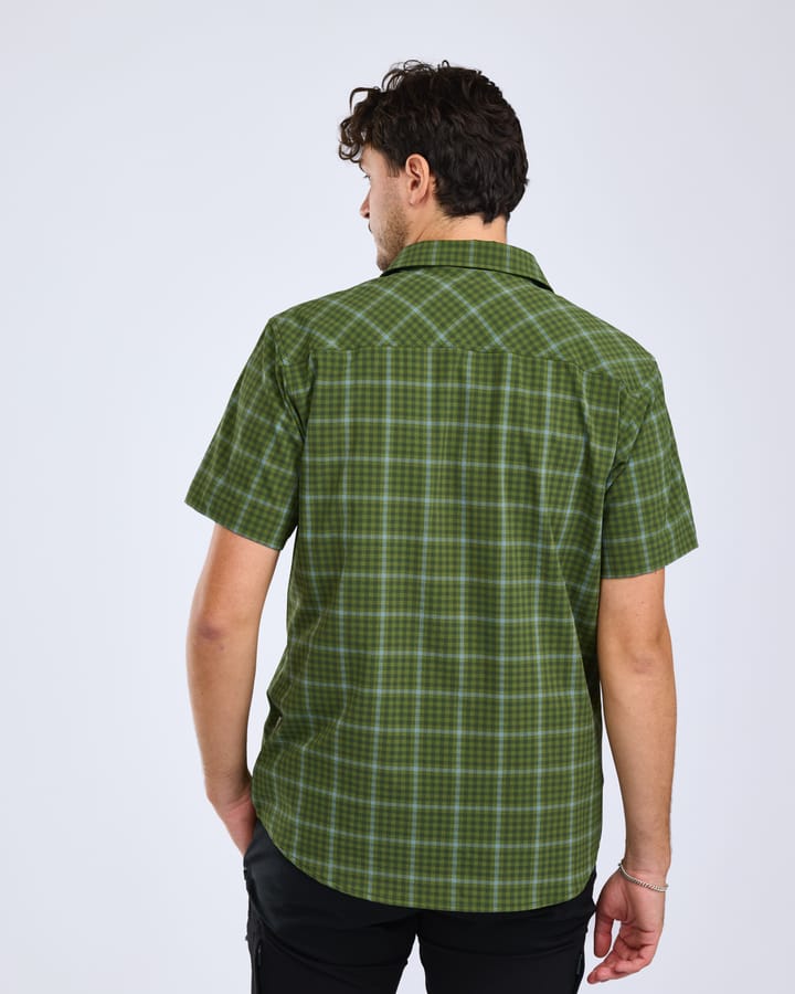 Pinewood Men's Outdoor Short Sleeved Shirt Pine Green Pinewood