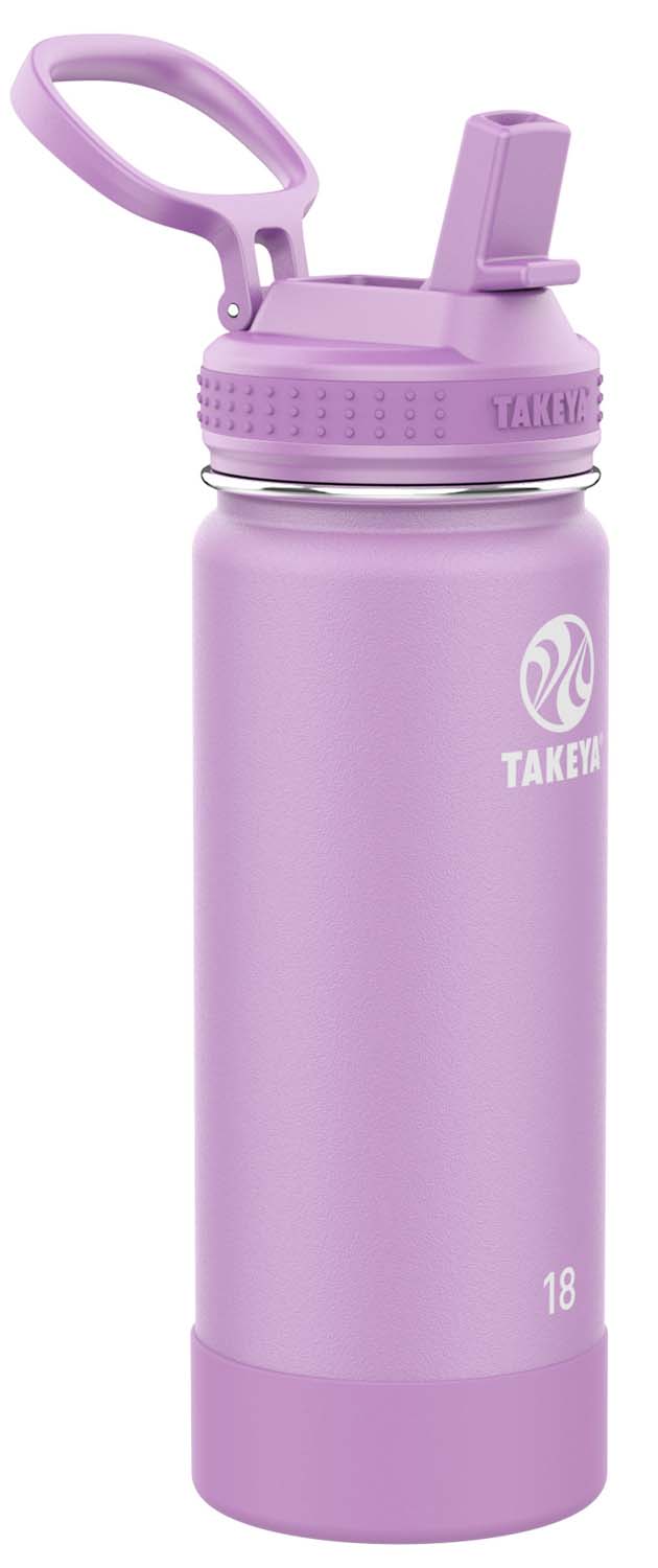 Takeya Actives Straw Insulated Bottle 530 ml Lilac