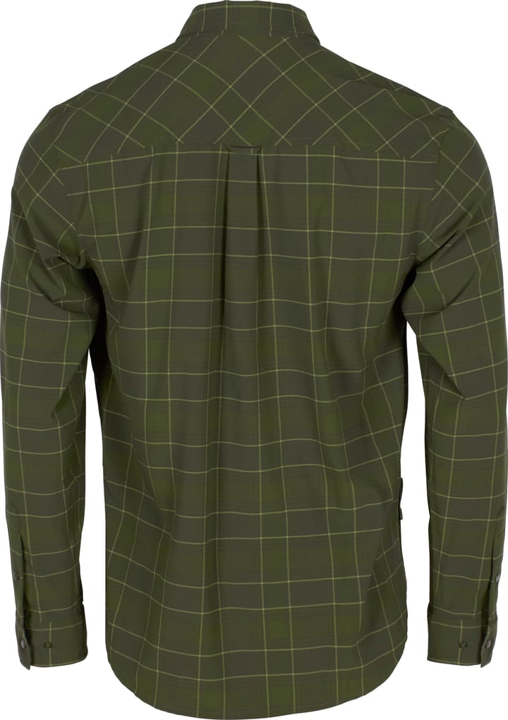 Pinewood Men's Abisko Trekking Longshirt Shirt Moss Green Pinewood