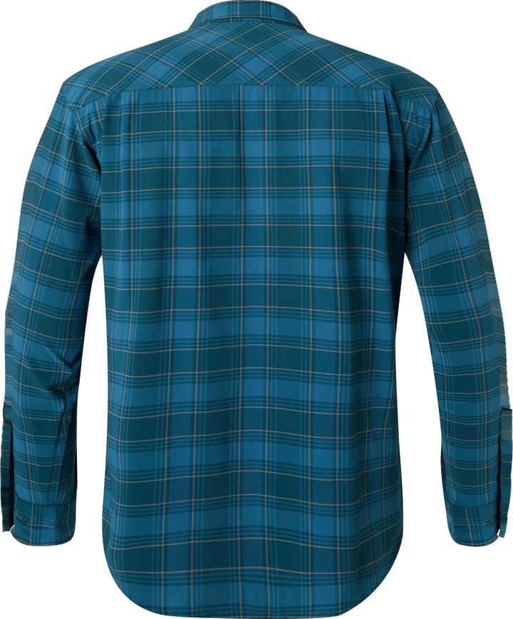 Pinewood Men's Abisko Trekking Longshirt Shirt Teal Blue Pinewood