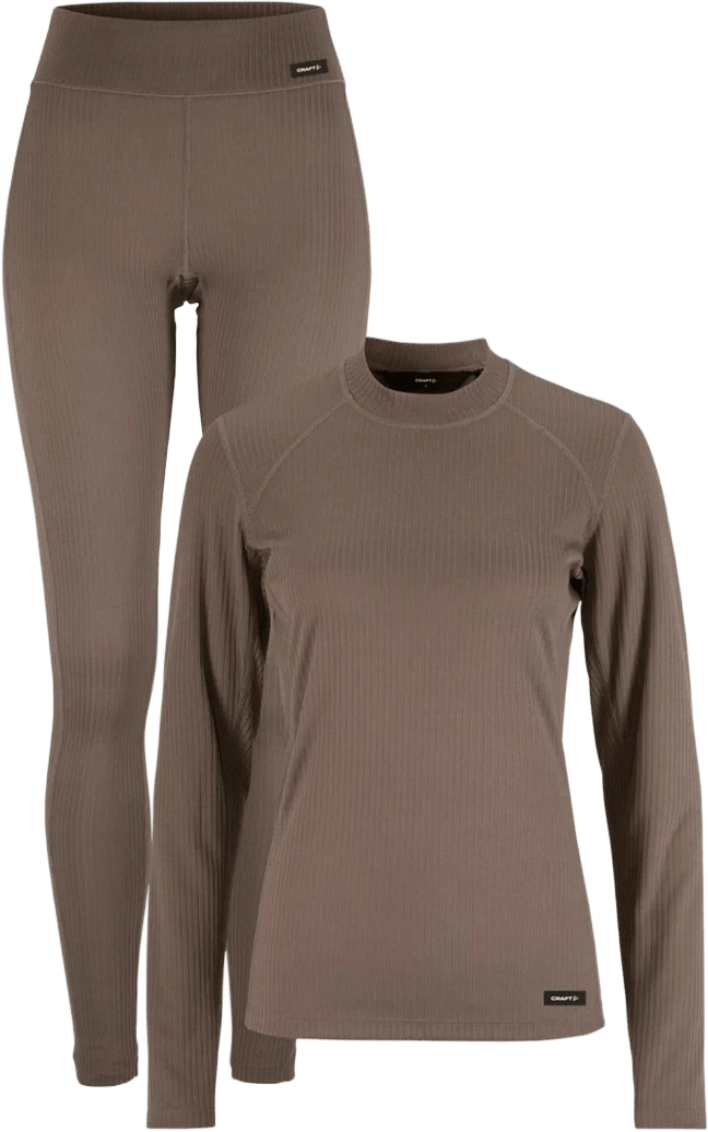 Craft Women's Baselayer Set 2 Plum Taupe