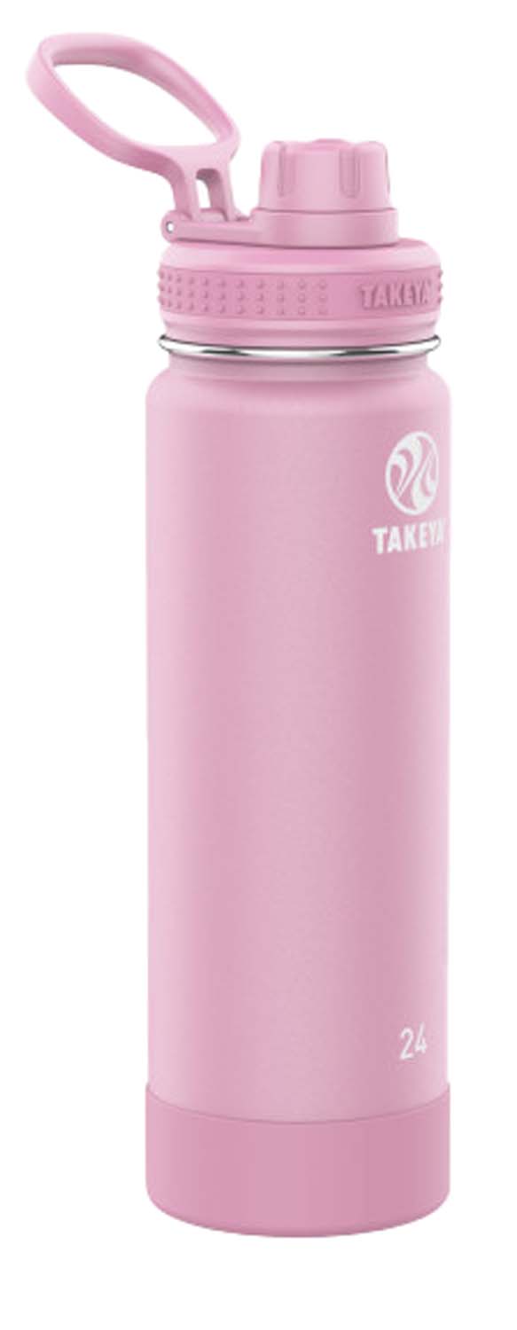 Takeya Takeya Actives Insulated Bottle 24oz/700ml Pink Lavender Pink Lavender 700ml, Pink Lavender