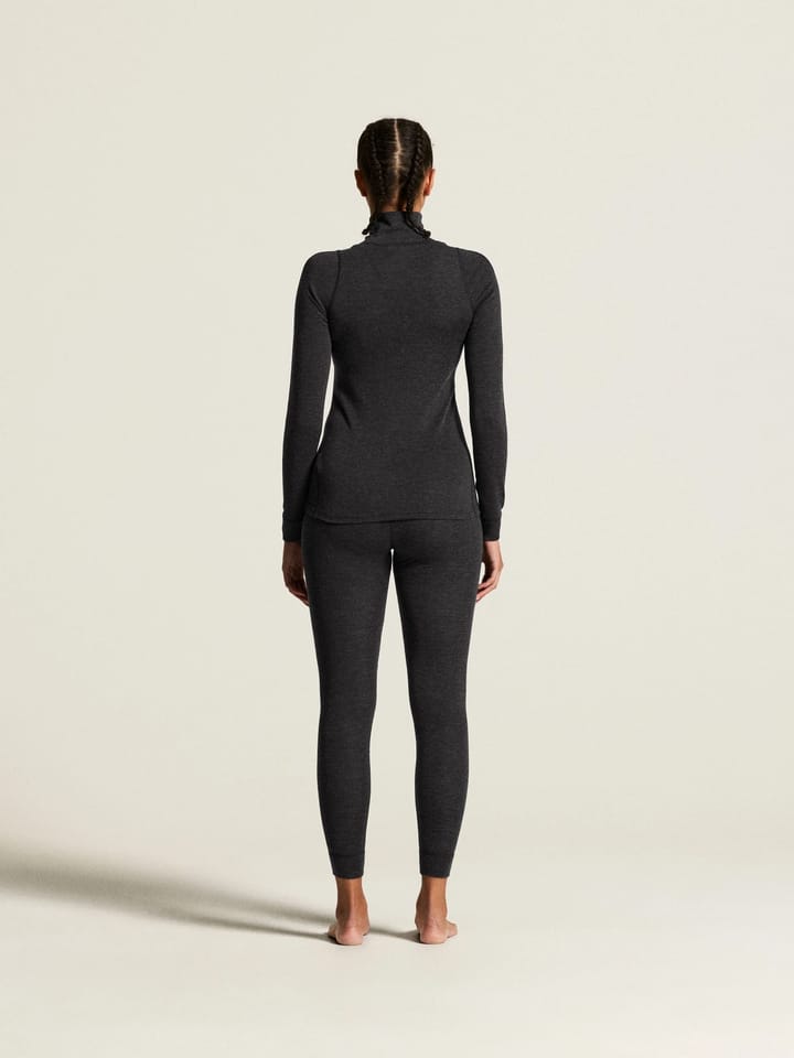 Craft Women's Wool Merino Half Zip Set Black/melange Craft