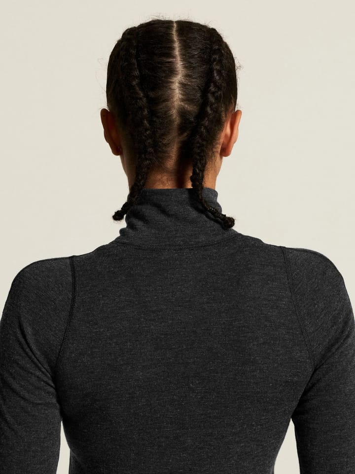 Craft Women's Wool Merino Half Zip Set Black/melange Craft