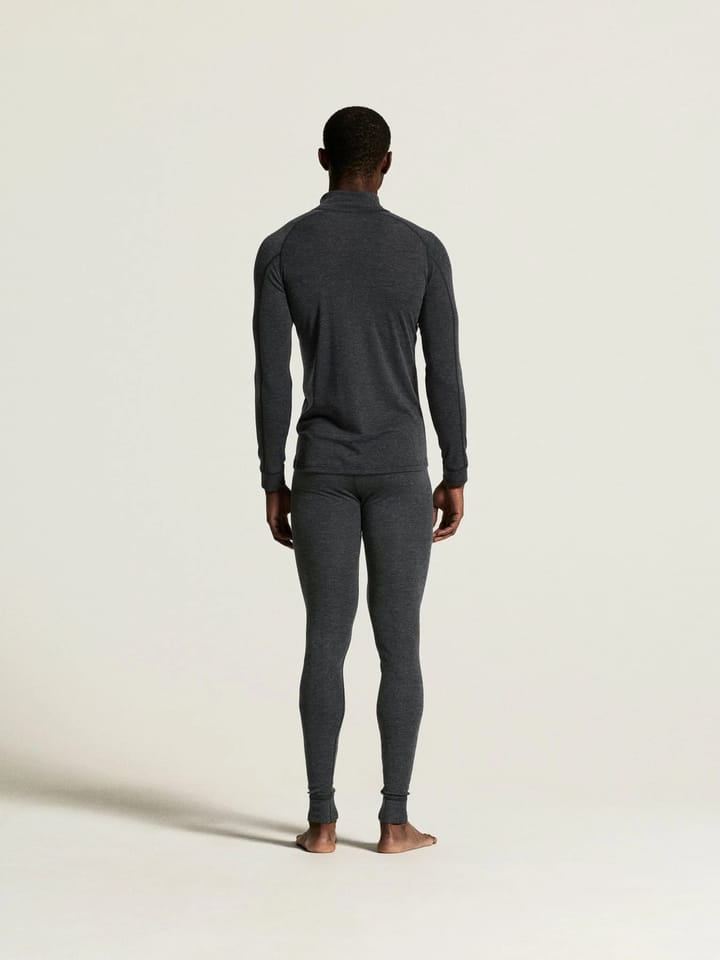 Craft Men's Wool Merino Half Zip Set Black/melange Craft