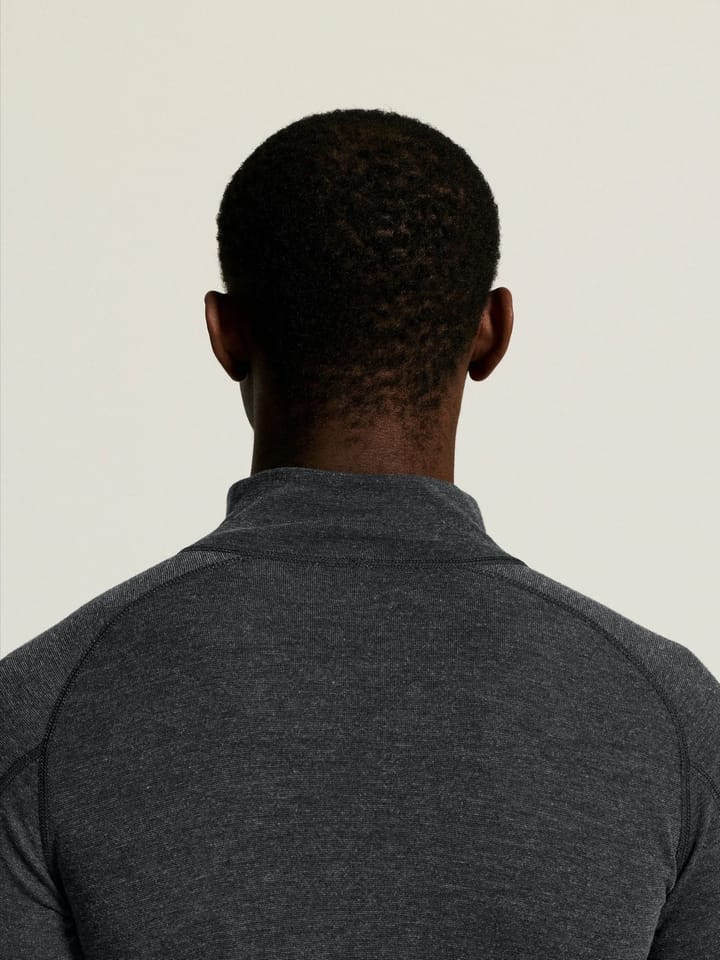 Craft Men's Wool Merino Half Zip Set Black/melange Craft