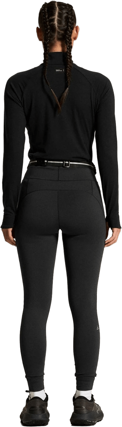 Craft Women's Wool Wind Half Zip Ls Black Craft
