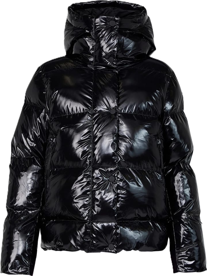 8848 Altitude Juniors' Saga Ski Jacket Black Glossy 8848 Altitude