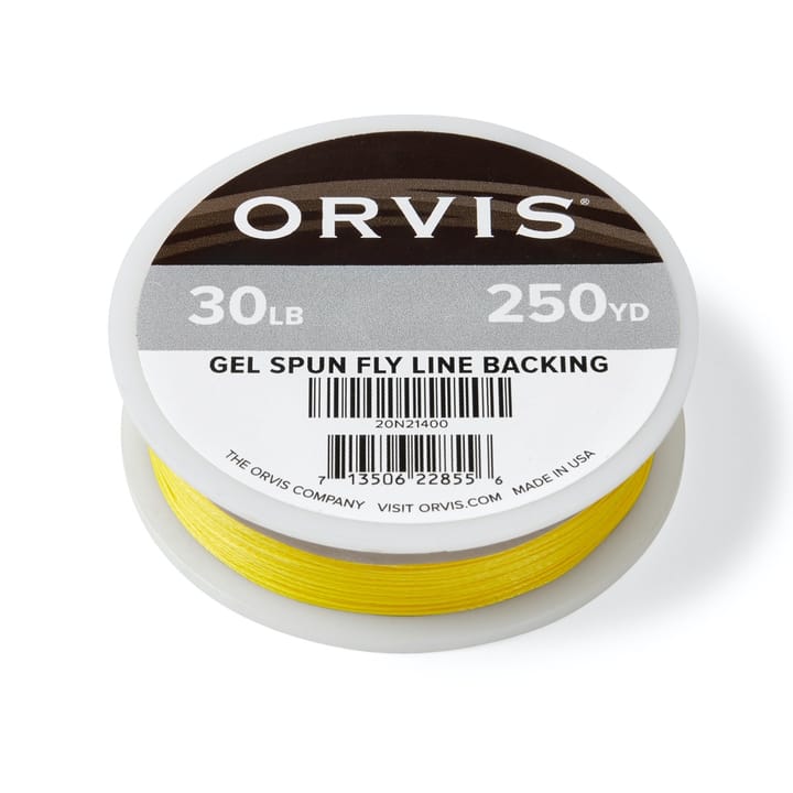 Orvis Gel Spun Fly Backing 30LBS, 250yards Gul Orvis